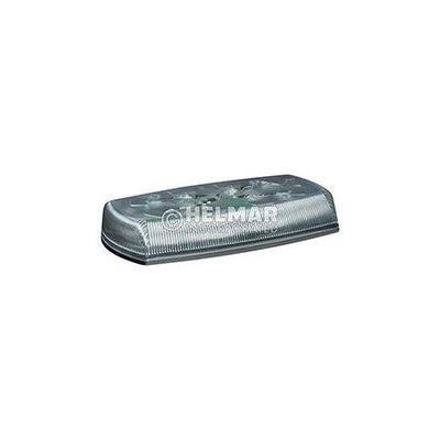 ECCO 5585CRB 5585 Series Reflex Mini Bar 15 In., 4 Bolt Mount, Clear Lens, Red/B