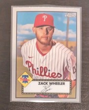 Zack Wheeler #299 2021 Topps Chrome Platinum Anniversary Baseball Phillies Base