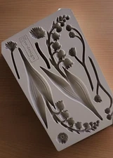 Redesign with Prima Mould Mold 2021 RETIRED “Lily Of Valley” Craft Clay Resin