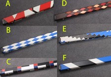 Deluxe 1 Piece Snooker Pool Cue Case For 2 Cues Patch Design