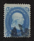CKStamps: US Stamps Collection Scott#86 1c Franklin Used CV$425