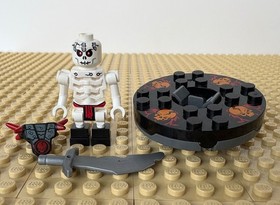 LEGO Ninjago Golden Weapons: Frakjaw + Spinner SWORD njo0012 2172 SPINJITZU 2011