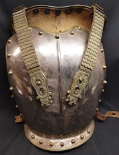 Good Old British Houshold Life Guard Cuirass Breast-Plate/Back-Plate Armor