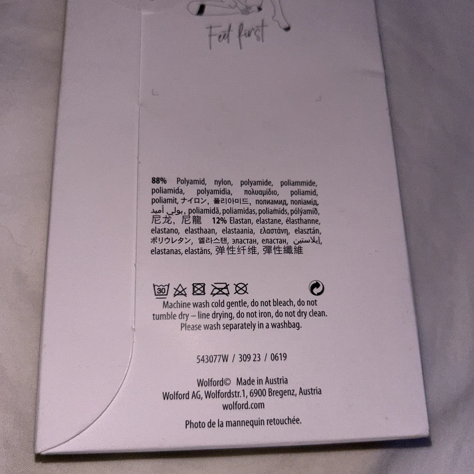 Wolford Velvet De Luxe 50 Denier hasta la rodilla negro mediano súper suave opaco mate Foto 4 de 4