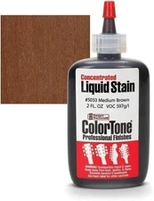 ColorTone Concentrated Liquid Stains for Stringed Instruments, Medium Brown
