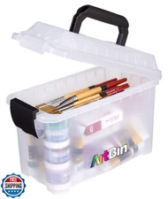 ArtBin 6815AG Mini Sidekick Carrying Case, Portable Art and Craft Organizer w