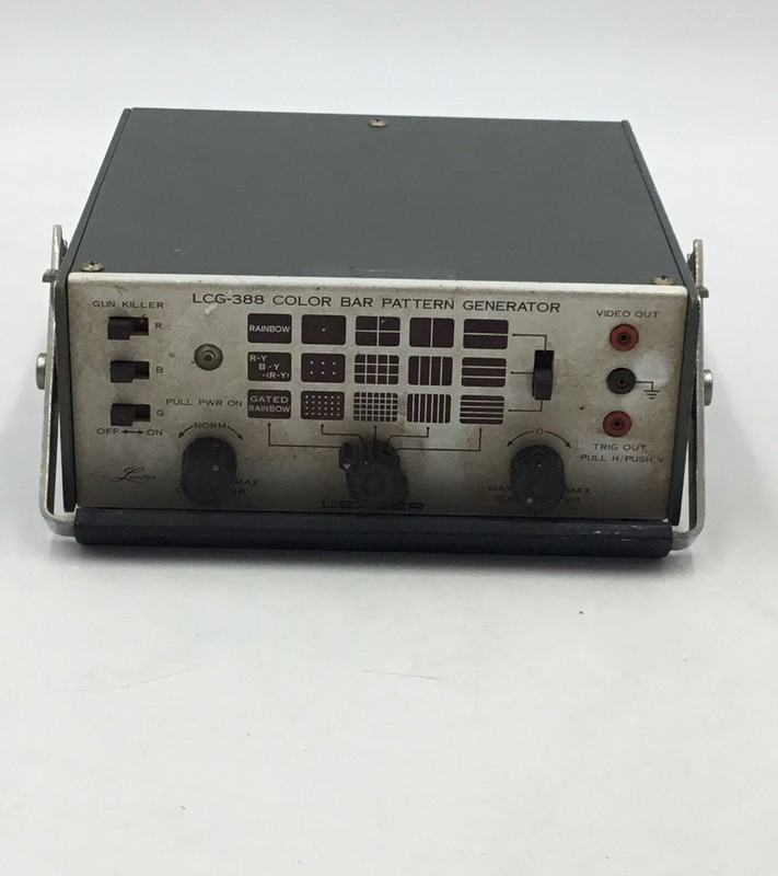 Vintage Leader LCG-388 Color Bar Pattern Generator Video Test Gear UNTESTED