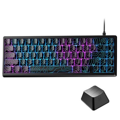 x XVX M67 60% Keyboard USB Wired Gaming Keyboard with Phantom Keycaps QMK/VIA...