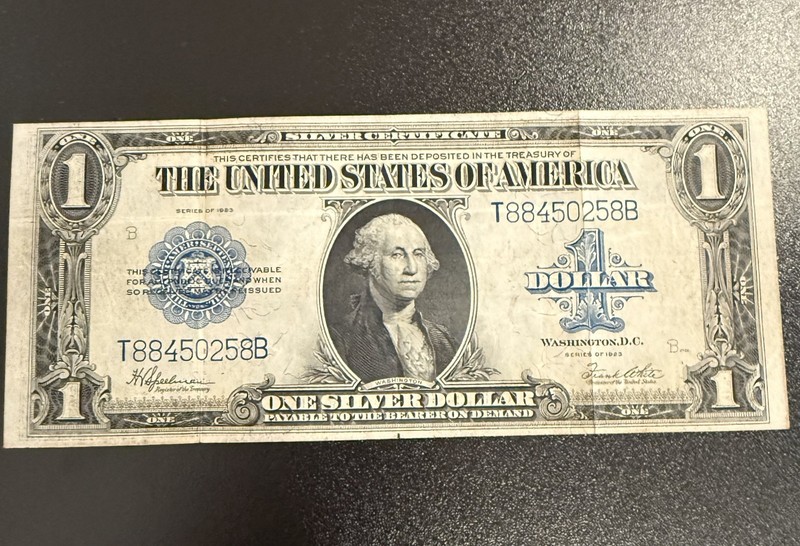 High Grade 1923 $1 Silver Certificate, Better One Dollar Type Note
