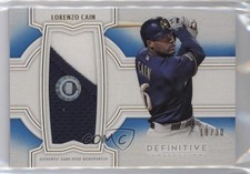 2020 Topps Definitive Collection Jumbo Relic Blue 18/30 Lorenzo Cain 0u8i