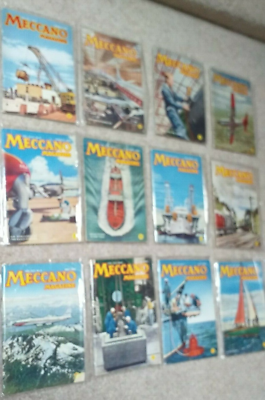 MECCANO MAGAZINE 1960 12冊セット Collection of 12 Meccano Magazine's 1956, 1957, 1959, 1960 | eBay UK