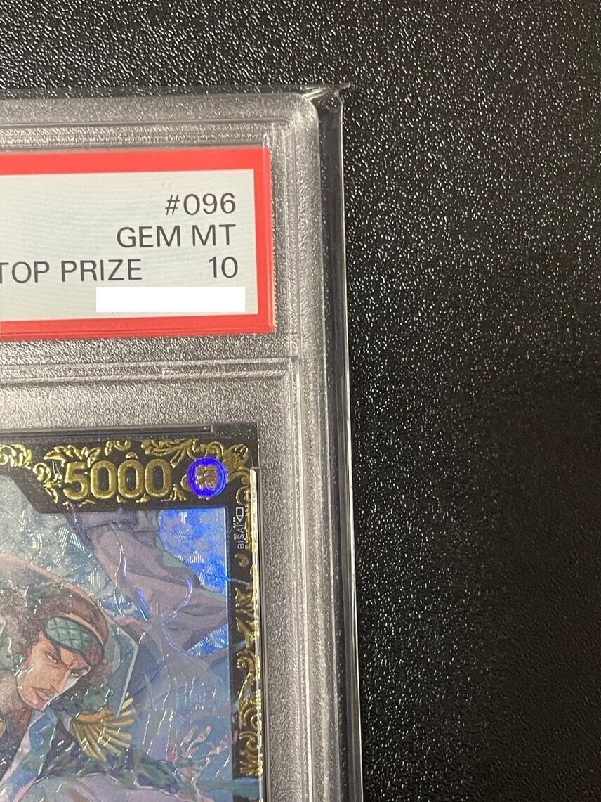 PSA 10 Kuzan OP02-096 Championship Best 8 Limited Promo ONE PSA 10 Kuzan OP02-096 Championship Best 8 Limited Promo ONE