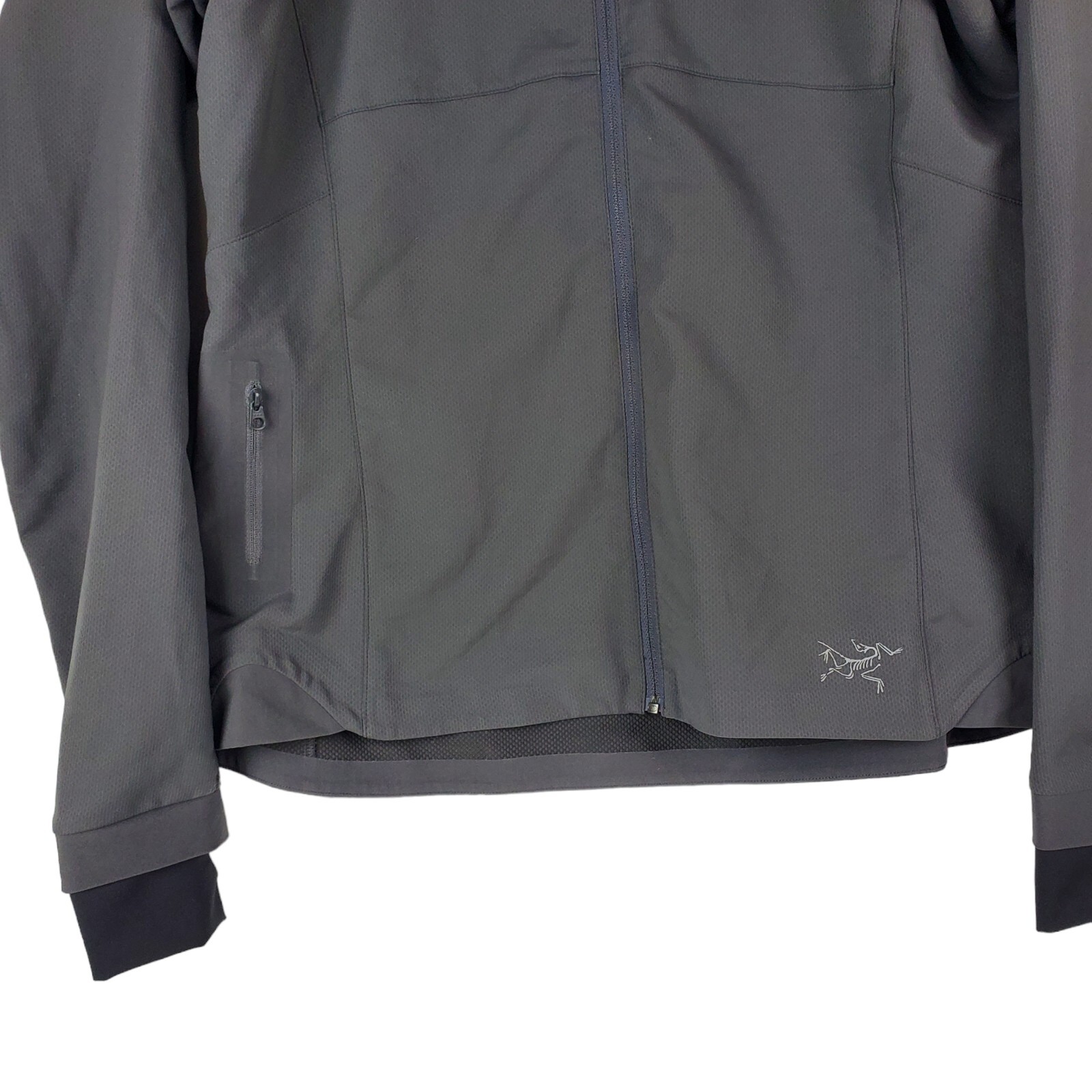 Giacca ARC'TERYX donna grigio medio POLARTEC full zip casual outdoor softshell