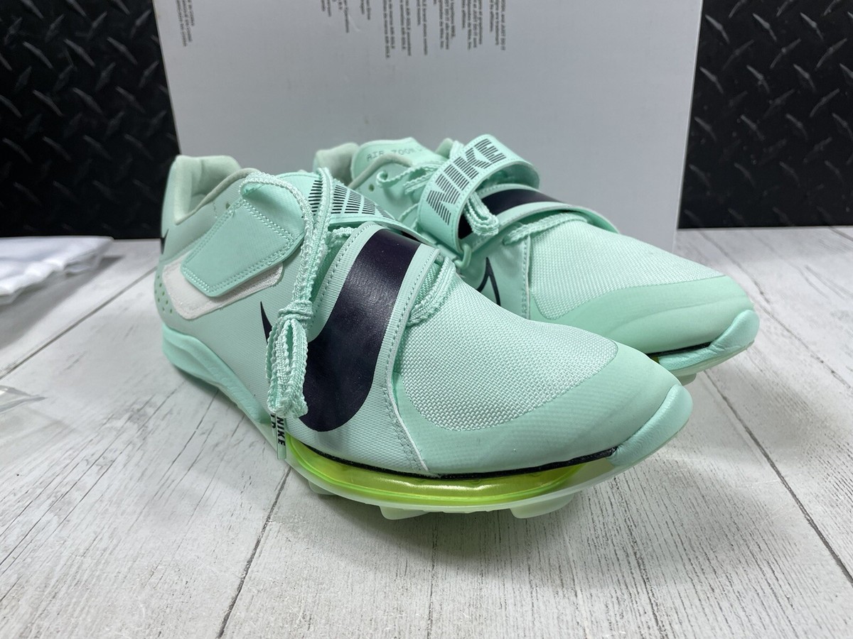 NEW Nike Air Zoom LJ Elite Men's Size 9 Mint Foam/Cave Purple-Volt