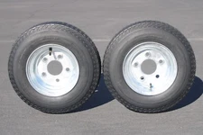 Antego Tire and Wheel (Set of 2) 4.80-8 Tire and Wheel Assemblies, Galvanized