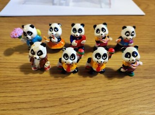 Lotto Sorprese Kinder Anni 90 Panda Party 9x