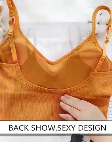 Mujeres Sujetador deportivo de yoga sin costuras Bralette elástico acolchado Top corto Chaleco Fitness Gimnasio - Vídeo 1 de 1