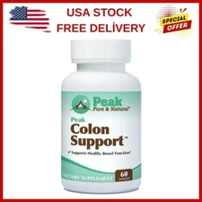 Peak Pure & Natural Colon Support - Colon Cleanse and Detox Supplement for Di...