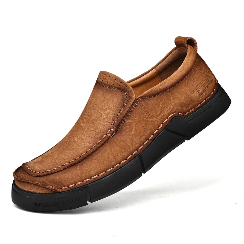 Brown Unisex Slip-on Loafer Padded With Waterproof Material Size 42-43 Shoes | Brown Unisex Slipon Loafer Padded With Waterproof  main image 2