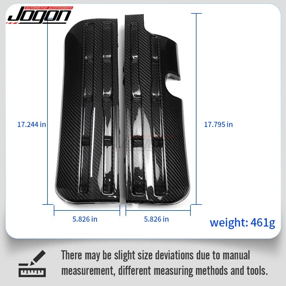 Real Carbon For Dodge Charger Challenger SRT Hellcat Demon Engine Bay Side Cover - Picture 8 of 23