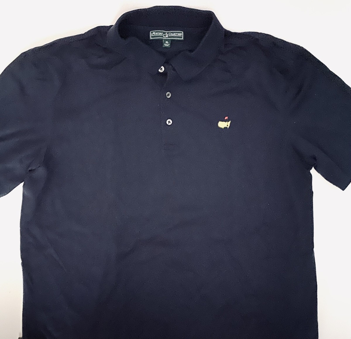 Masters Collection Men's XL Navy Blue Short Sleeve Pima Cotton Polo Golf  Shirt