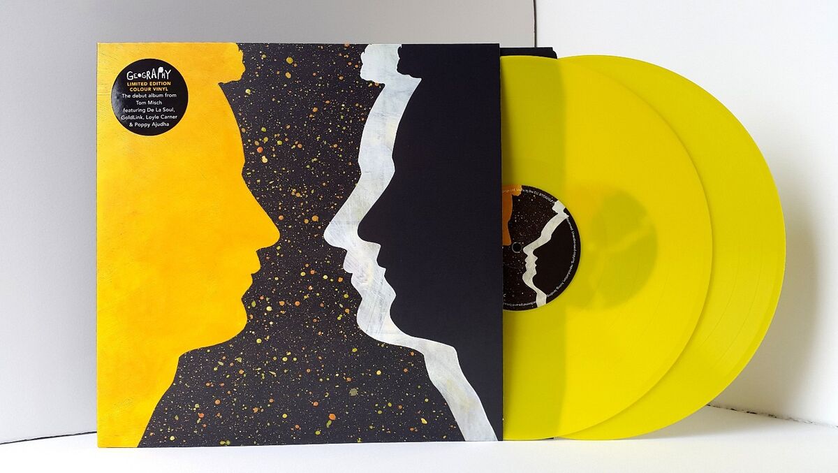 Tom Misch - Geography - 2LP Yellow Vinyl + CD Album, Art Tom Misch - Geography - 2LP Yellow Vinyl + CD Album, Art