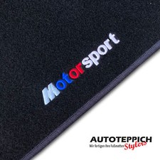 Fußmatten 3farbig Motorsport für BMW 8er E31 Coupe 1989-1999