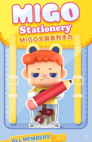 POPMART MIGO Stationery Series Blind Box Figure Toy Art Designer Gifts - Bild 4 von 19