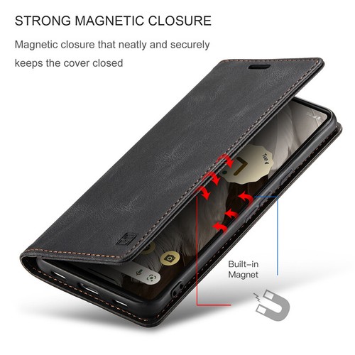 Slim Leather Wallet Case Card Magnetic Flip Cover for Google Pixel 6 7 8 Pro 7A - Picture 6 of 22