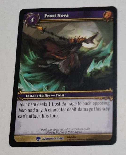World of Warcraft TCG Rare Individual Collectible Card Game Cards for sale 
