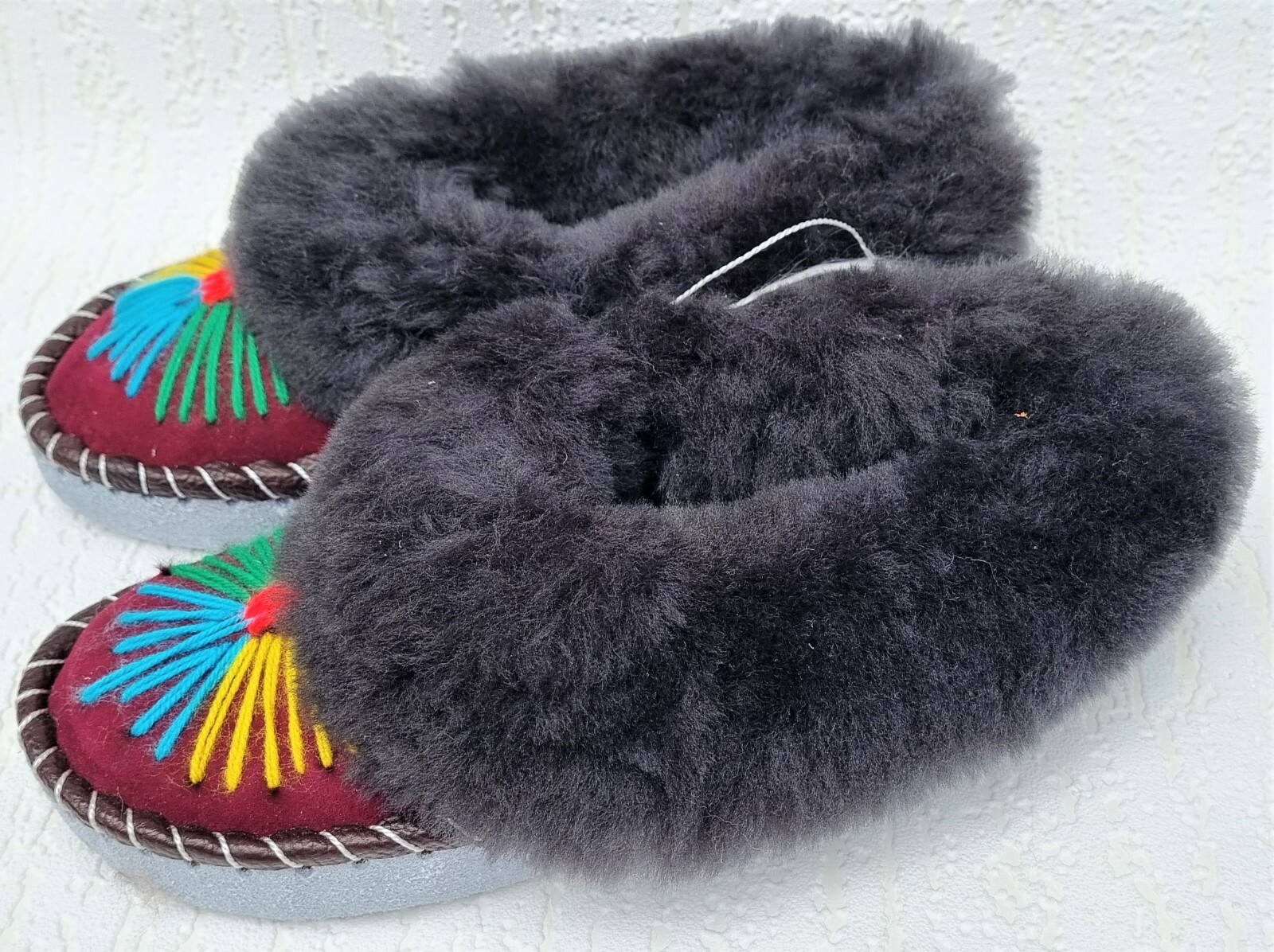 APL PELLICCIA DI AGNELLO calde PELLICCIA n.36 NUOVE pelle di pecora pelle (540 1222) fatte a mano