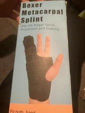 Boxer Metacarpal Splint 4th 5th Finger Splint Fit Both Hand Large/Xlarge