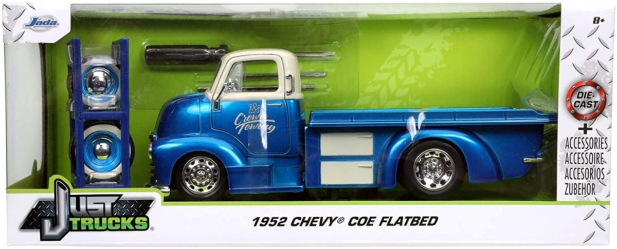 Jadaジェイダ/'52 Chevyシボレー COE 1/24 新品絶版 1:24 1952 Chevrolet COE -- Blue w/Extra Wheels -- JADA: Just