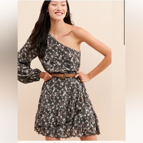 Anthropologie Dolan One-Shoulder Lindsay Dress Size Small