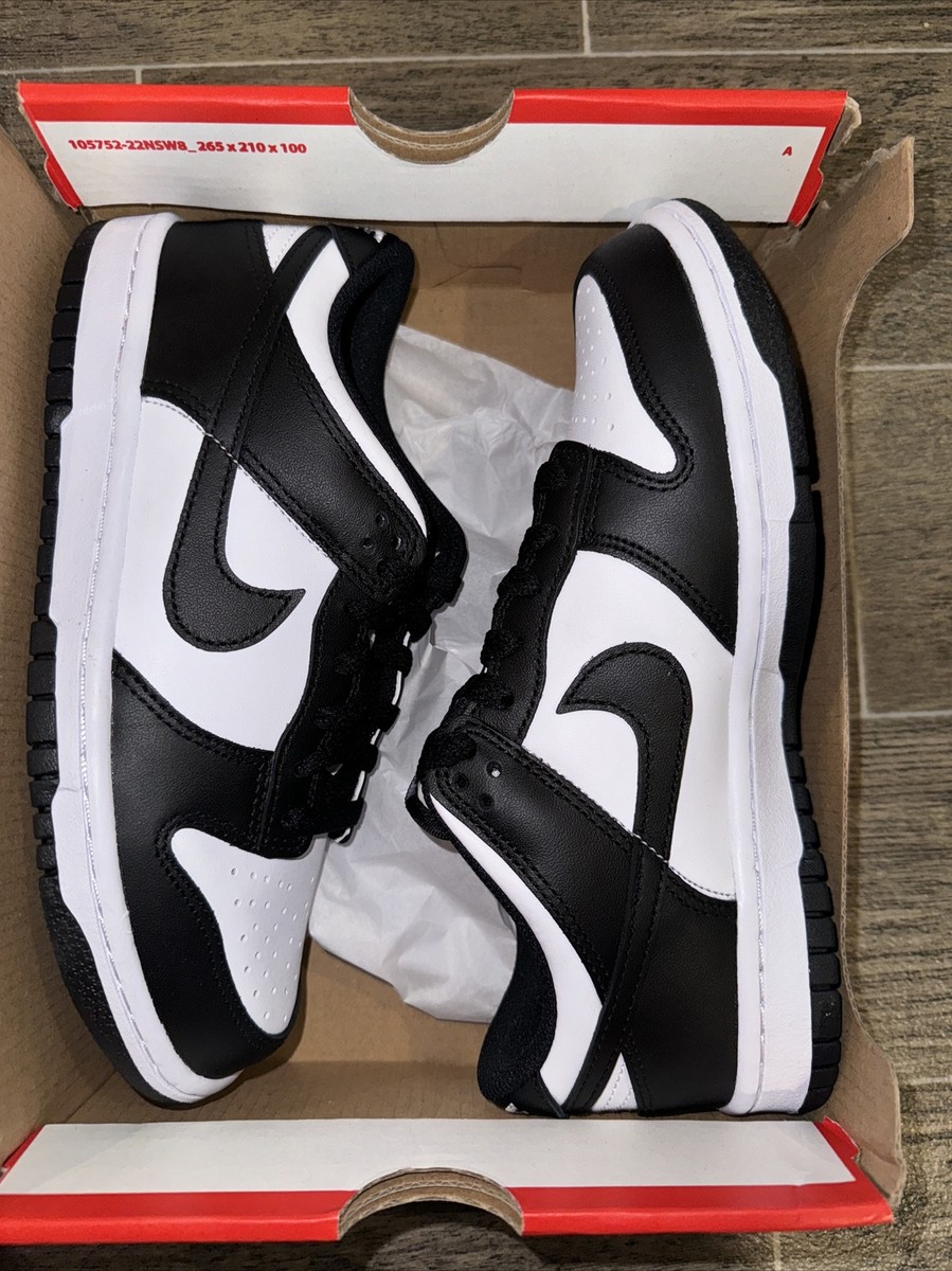 Nike Dunk Low Retro Black White Panda CW1590-100 GS | eBay