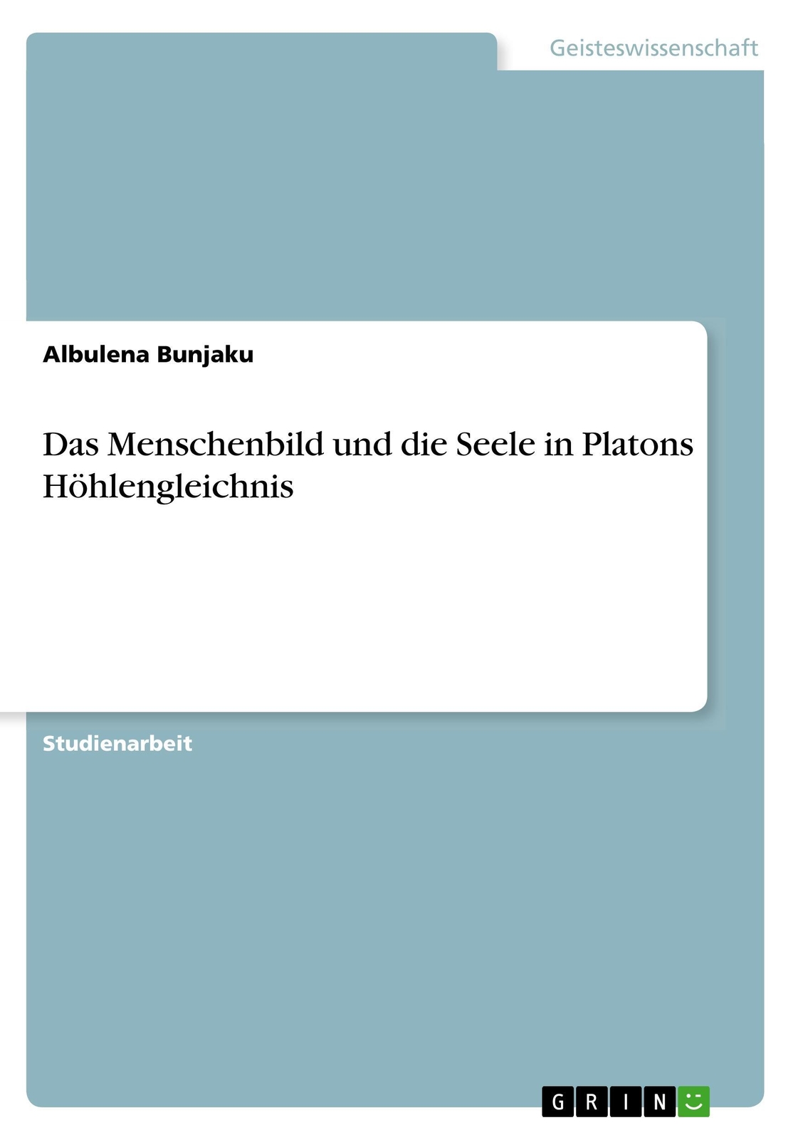 Thumbnail - Das Menschenbild Und Die Seele In Platons Höhlengleichnis | Albulena
