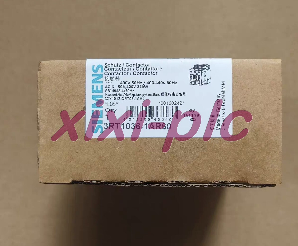 1 NUEVO Contactor Siemens 3RT1036-1AR60 DHL Entrega Express