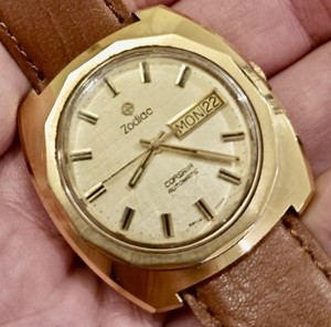 Authentic ✅ ZODIAC Corsair - Gold Plated - Automatic - Rare SWISS Watch - COLLECTOR'S ✅