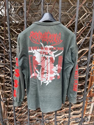 Vintage 1992 Sepultura Third World Posse longsleeve tshirt blue