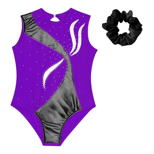 Niñas Gimnasia Atlética Ropa de Baile Rendimiento Ballet Leotardo Body Niños - Imagen 27 de 55