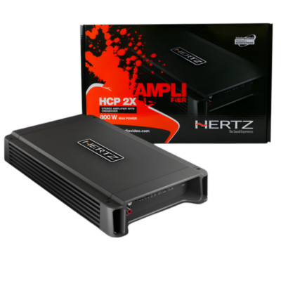 Hertz Compact Power HCP-2X AB-Class Stereo Amplifier 200w RMS x2 at 2-Ohm