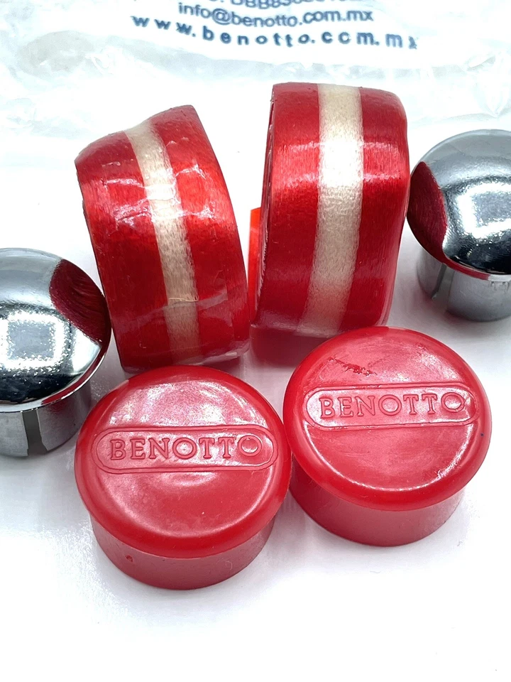 Benotto Handlebar Tape Celo-Cinta NOS Red / White Striped Made In Mexico - Image 2 of 4