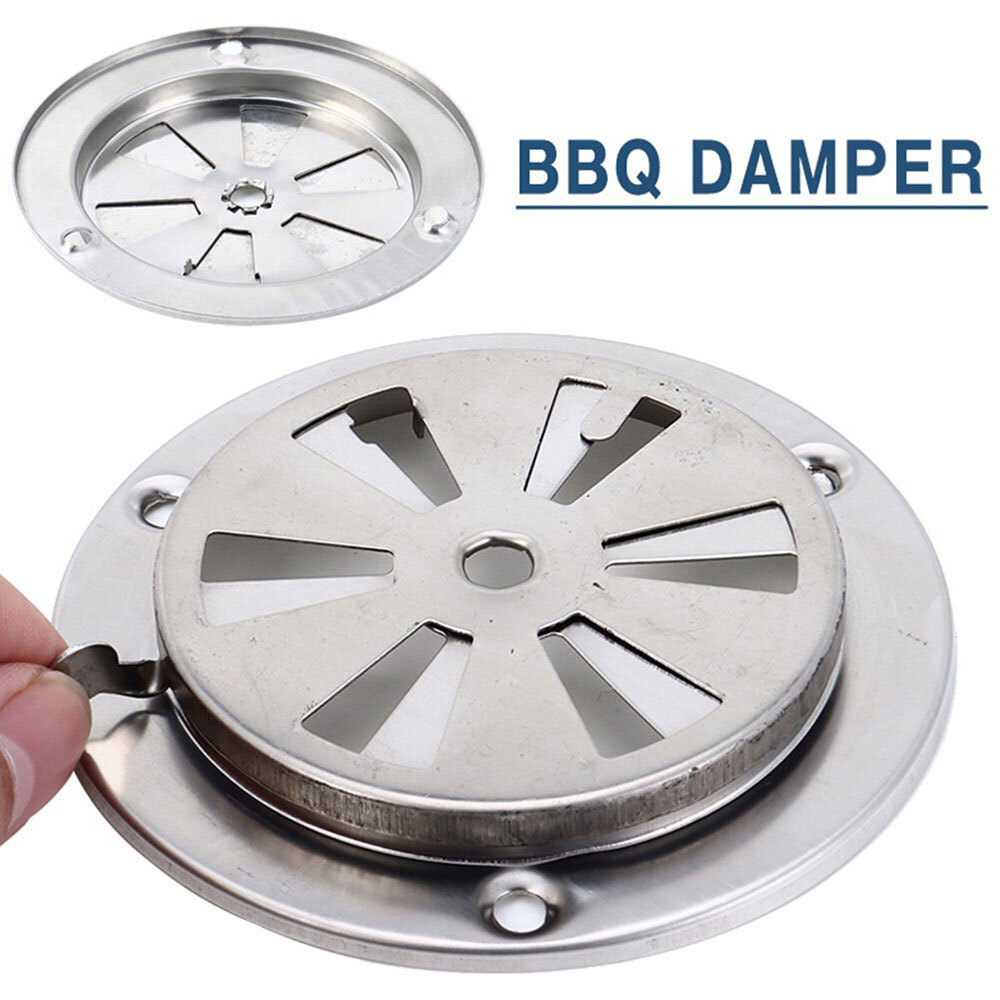2 PC Replacement Parts -BBQ Grill Smoker Exhaust Vent Stove 