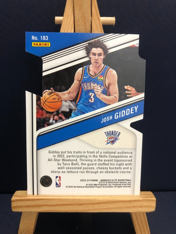 202223 Panini Elite Josh Giddey Oklahoma City Thunder /97 eBay