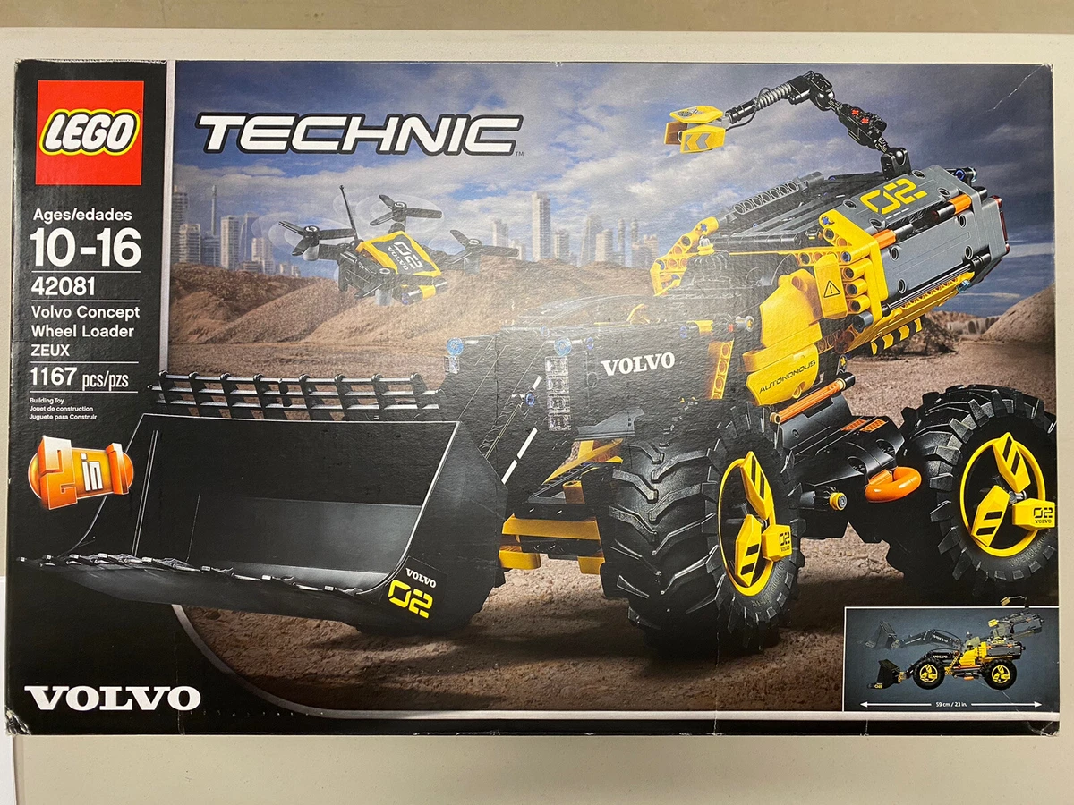 LEGO TECHNIC Volvo Concept Wheel Loader ZEUX 42081 Retired