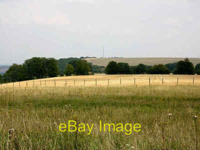 Photo 6x4 Fields east of Ladle Hill Sydmonton The distant communications  c2005