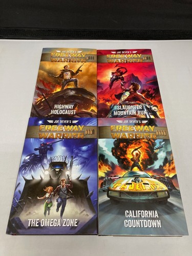 JOE DEVER'S FREEWAY WARRIOR 1-4 - Complete Interactive Bookseries - KOMPLETT