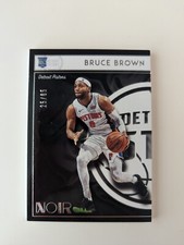 2018-19 Panini Noir Association Edition Bruce Brown Jr Rookie #25/85