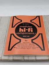Original Sams Modular HI-FI Series Service Repair Manual Book MHF-66