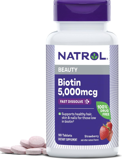 Biotin, Dissolvable Bariatric Vitamins, Natural Strawberry Flavor, 90